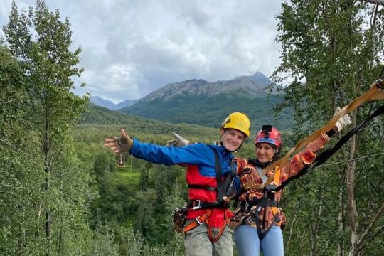 Canopy Zipline Tour in Mat Su Valley Just Outside of Anchorage