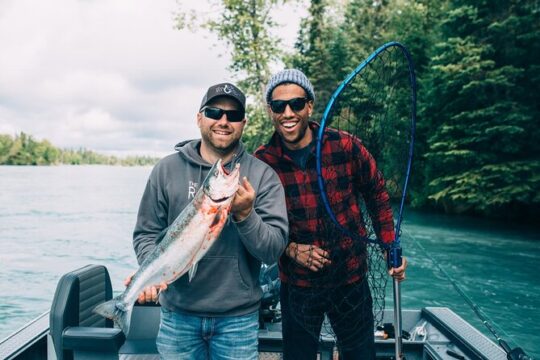 Silver Salmon Full Day Charter at Kenai River